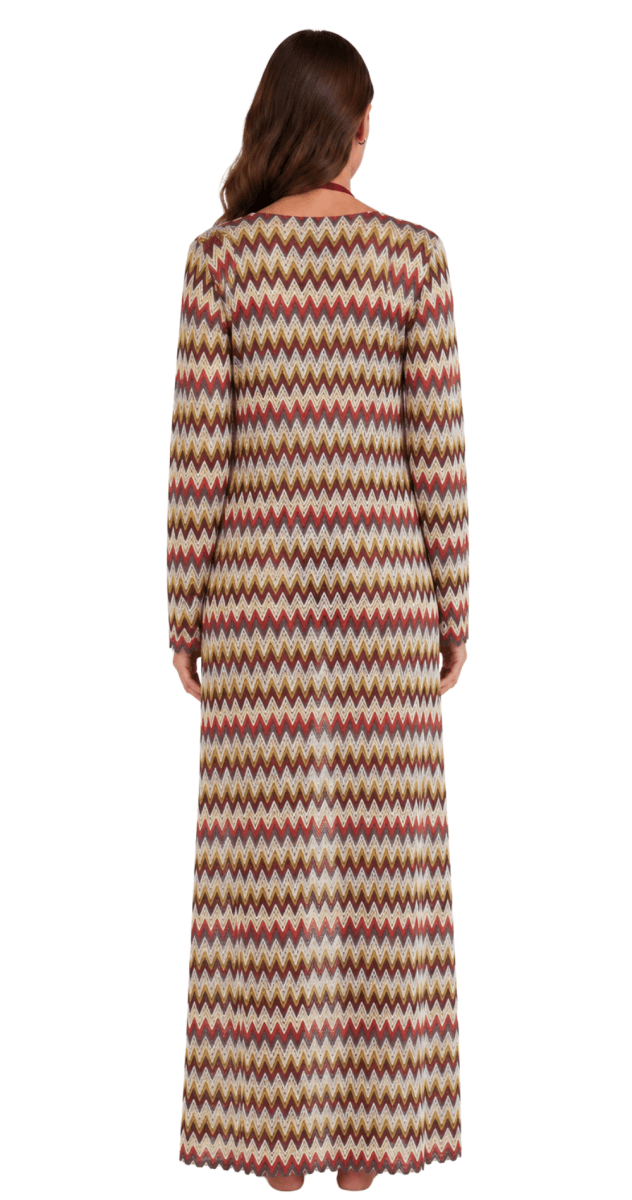 Autumn Dunes Long Beach Cover-Up Kimono - Bare Essentials