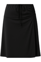 Black A-line swim skirt modest mix and match swimwear Dubai Bare Essentials