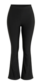 Black Flared Swim Leggings - Bare Essentials
