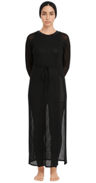 Black Mesh Dress Wrap - Bare Essentials