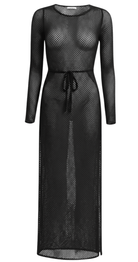 Black Mesh Dress Wrap - Bare Essentials