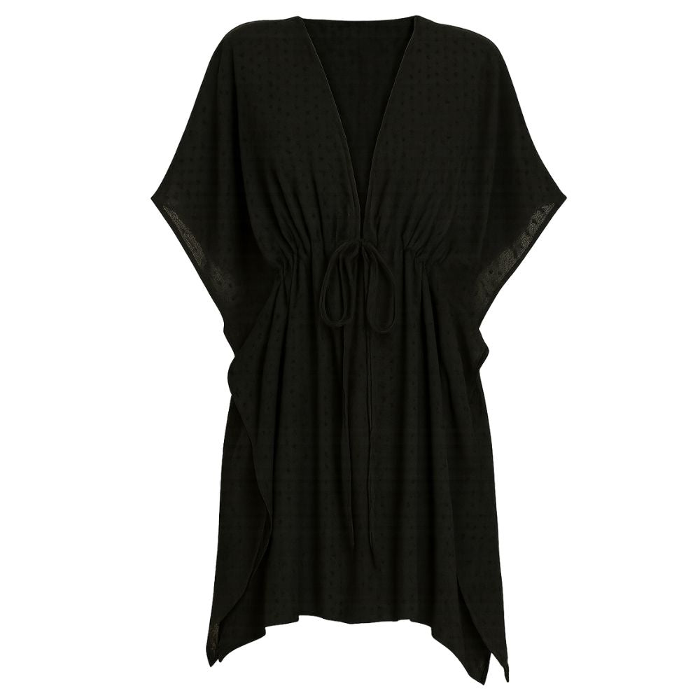 Black Sheer Beach Cover Up - Bare Essentials
