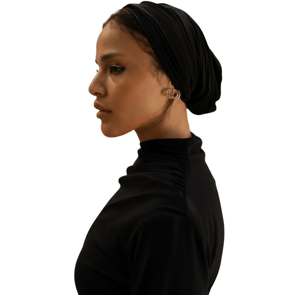 Black Swim Turban - Bare Essentials