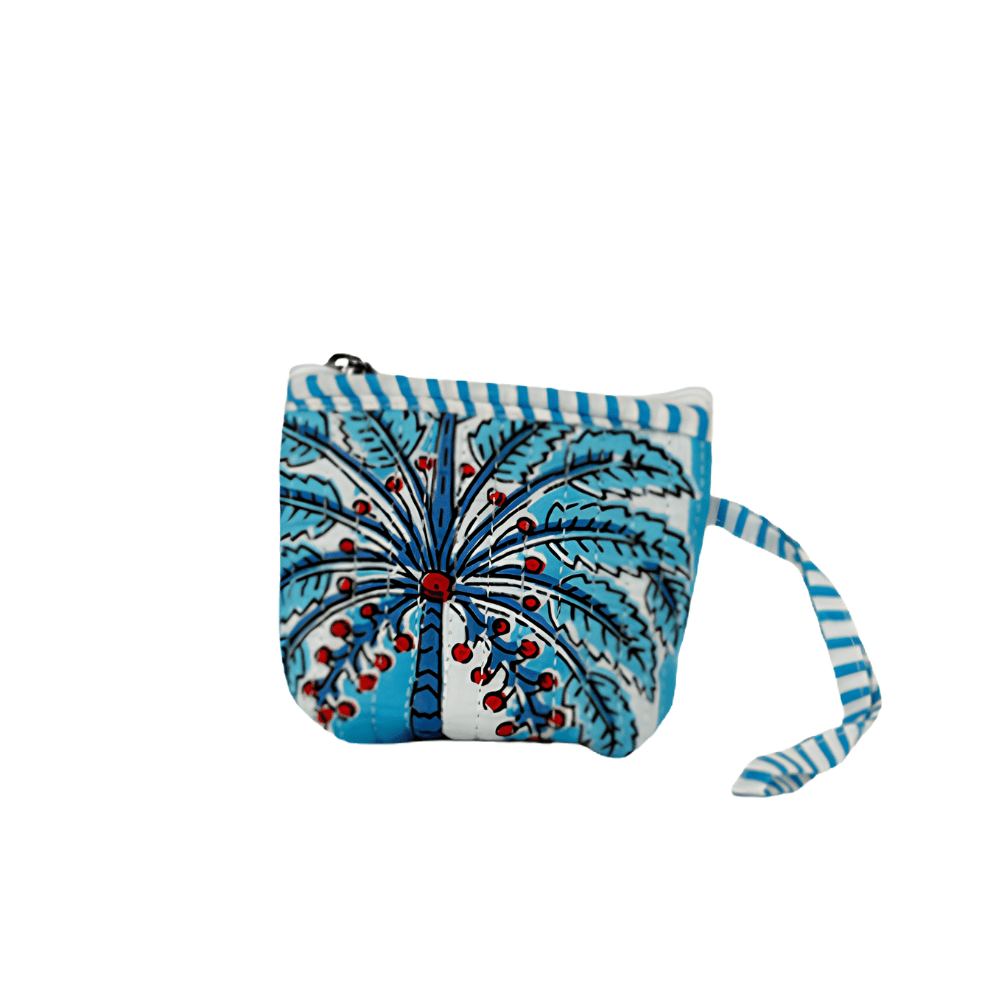 Bu Palm Coin Purse (Blue) - Bare Essentials