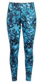 Bubble teal printed swim leggings modest swimwear Dubai mix and match burkini set