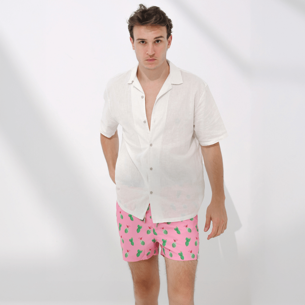 Cacti Men's Swim Shorts - Bare Essentials