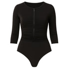 Classic Black Sleeved Swimsuits - Bare Essentials