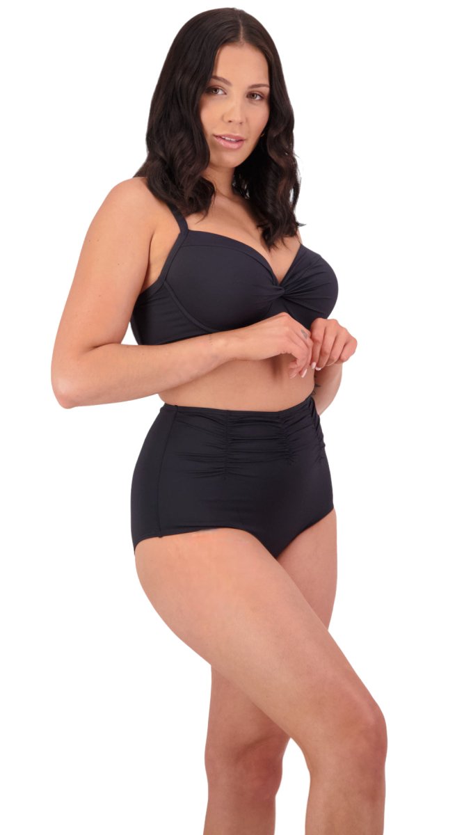 Contours '24 U/W Cross Front Top (D, DD, E & F cup) & High Waist Gathered Pant - Bare Essentials