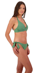Contours Multi-Fit Wrap Tri Top & Wide Tie Side Pant (Khaki) - Bare Essentials
