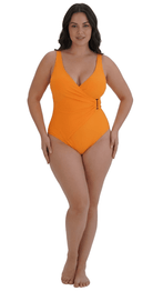Contours Side Trim Suit Multi - Fit (Orange) - Bare Essentials