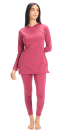 Croise Swim Top (Ruby) - Bare Essentials