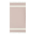 Diamond Beige Organic Turkish Beach Towel - Bare Essentials