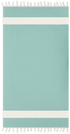 Diamond Mint Organic Turkish Beach Towel - Bare Essentials