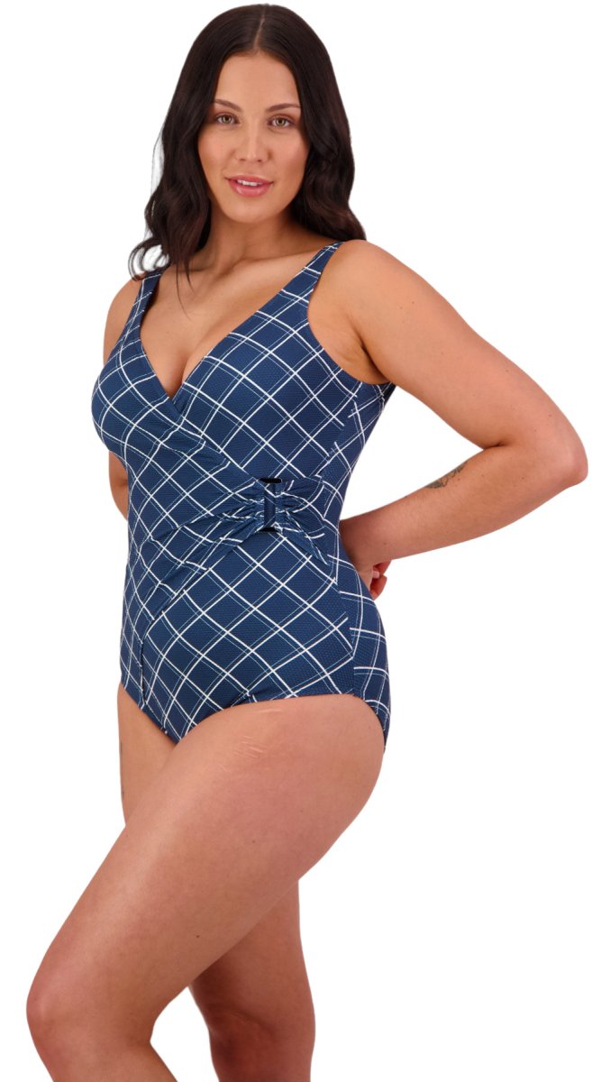 Elise Side Trim Suit Multi-Fit (Atlantic) - Bare Essentials