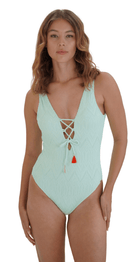 Gelato Lacing Suit (Mint) - Bare Essentials