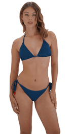 Gelato Sliding Tri Top & String Pant - Deep Blue - Bare Essentials