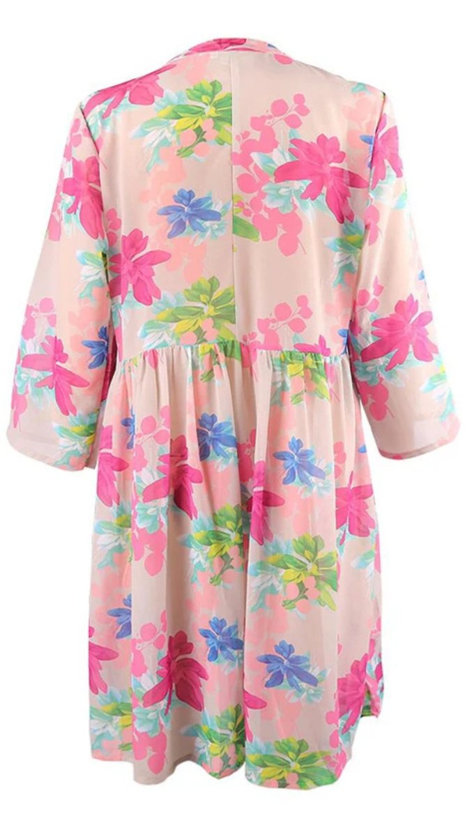 Georgette Cover Up Sheer (Floral) - Bare Essentials