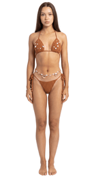 Handmade Crochet Brazilian Bikini Set – Brown - Bare Essentials