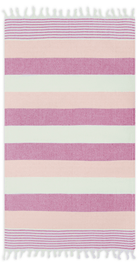Linia Magenta Pink Organic Turkish Beach Towel - Bare Essentials