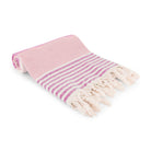 Linia Magenta Pink Organic Turkish Beach Towel - Bare Essentials