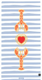 Lobster Love Bamboo Beach Towel - Bare Essentials