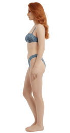 Mandala Blue B/C cup Bikini – Minimal Coverage - Bare Essentials