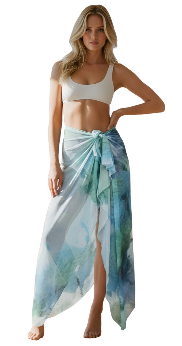 Marble Mesh Wrap Cyan - Bare Essentials