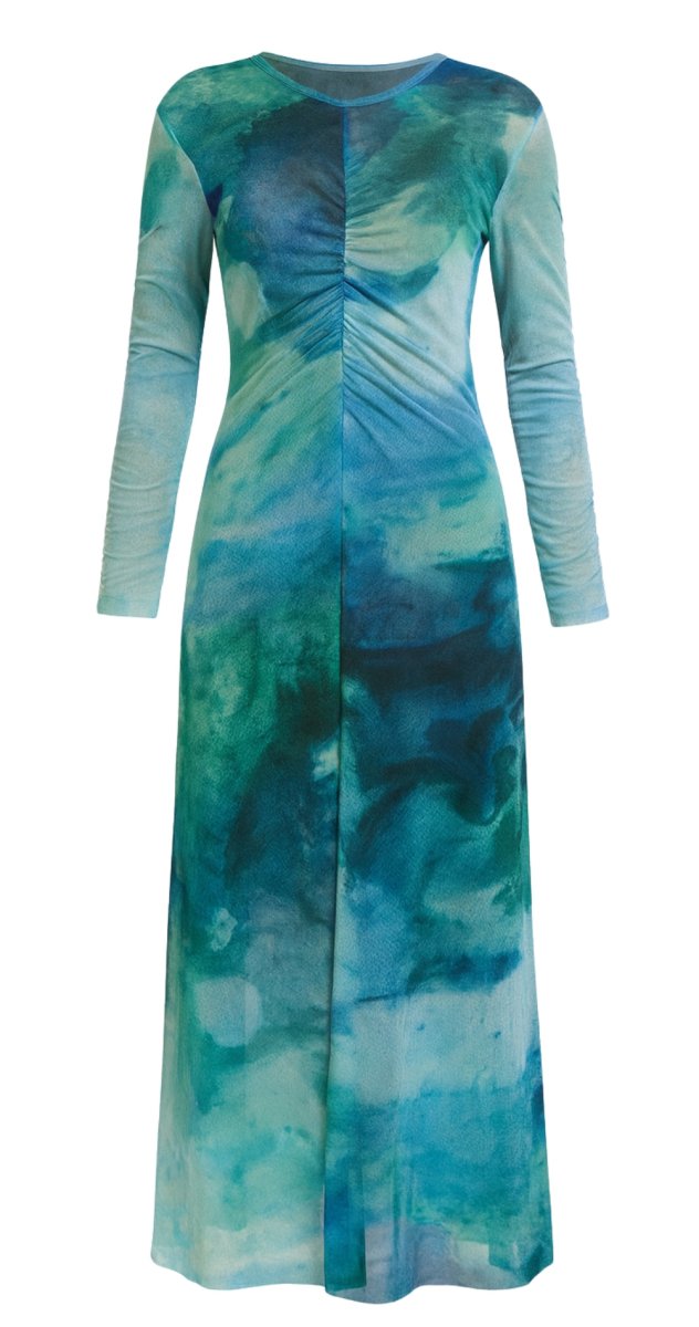 Mesh Dress Earthy Green - Bare Essentials