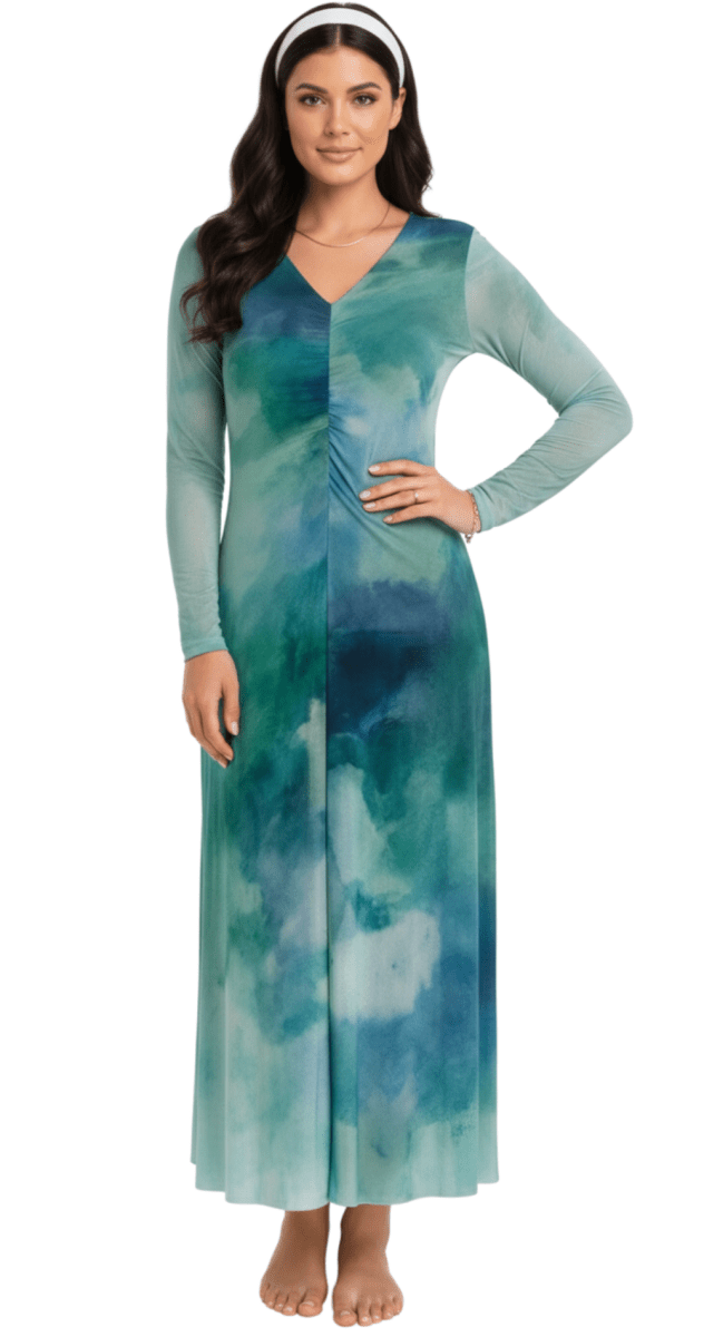 Mesh Dress Earthy Green - Bare Essentials