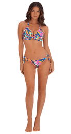 Nadia Multi - Fit Wrap Tri Top & Wide Tie Side Pant - Bare Essentials