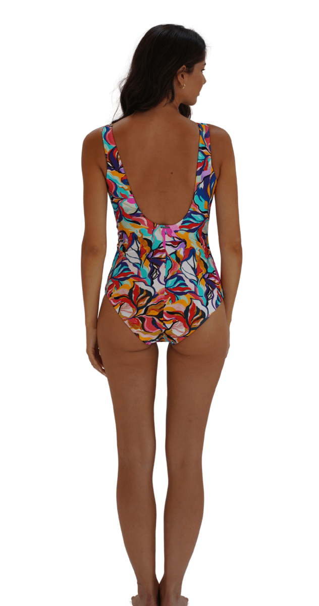 Nadia Side Trim Suit Multi - Fit - Bare Essentials