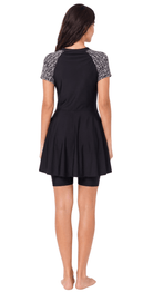 Noir Mosaic Swim Dress - Bare Essentials