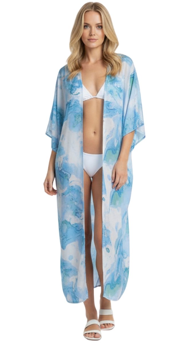 Ocean Breeze Maxi Kaftan Cover - Up - Bare Essentials