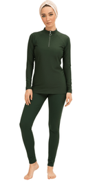 Modest rashguard swim top Dubai mix and match swim leggings