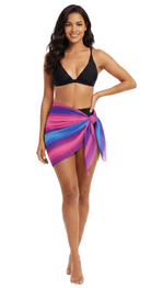 ombre gradient bikini sarong short beach wrap cover up resortwear Dubai