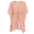 Peach Pink Sheer Beach Cover Up - Bare Essentials