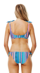 Persian Dream Shoulder Tie Bralette & Tie Side Pant - Bare Essentials