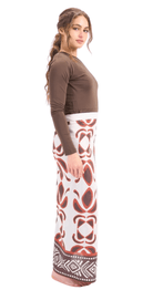 Petal Diamond Linen Pareo (Brown) - Bare Essentials