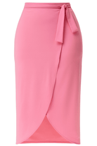 Pink wrap swim skirt modest mix and match swimwear Dubai Bare Essentials