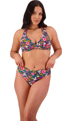 Queenie Reversibles Underwired Halter (DD/E & F/G Cup) & Mid-rise Pant - Bare Essentials