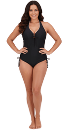 Reversible Drawstring Suit (Black/White) - Bare Essentials