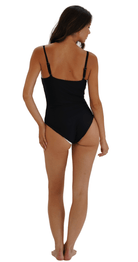 Reversible Underwired Suit (DD/E & F/G cup) - Black/White - Bare Essentials