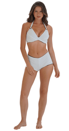 Reversibles Underwired Halter (DD/E & F/G Cup) & Shorts - Bare Essentials