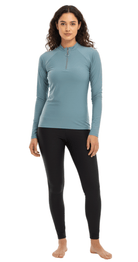 Long sleeve river blue rashguard Dubai mix and match swim leggings