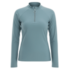 River blue zip front rashguard UV swim top Dubai