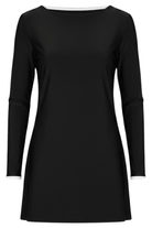 Black Sabrina burkini top mix and match modest swimwear Dubai