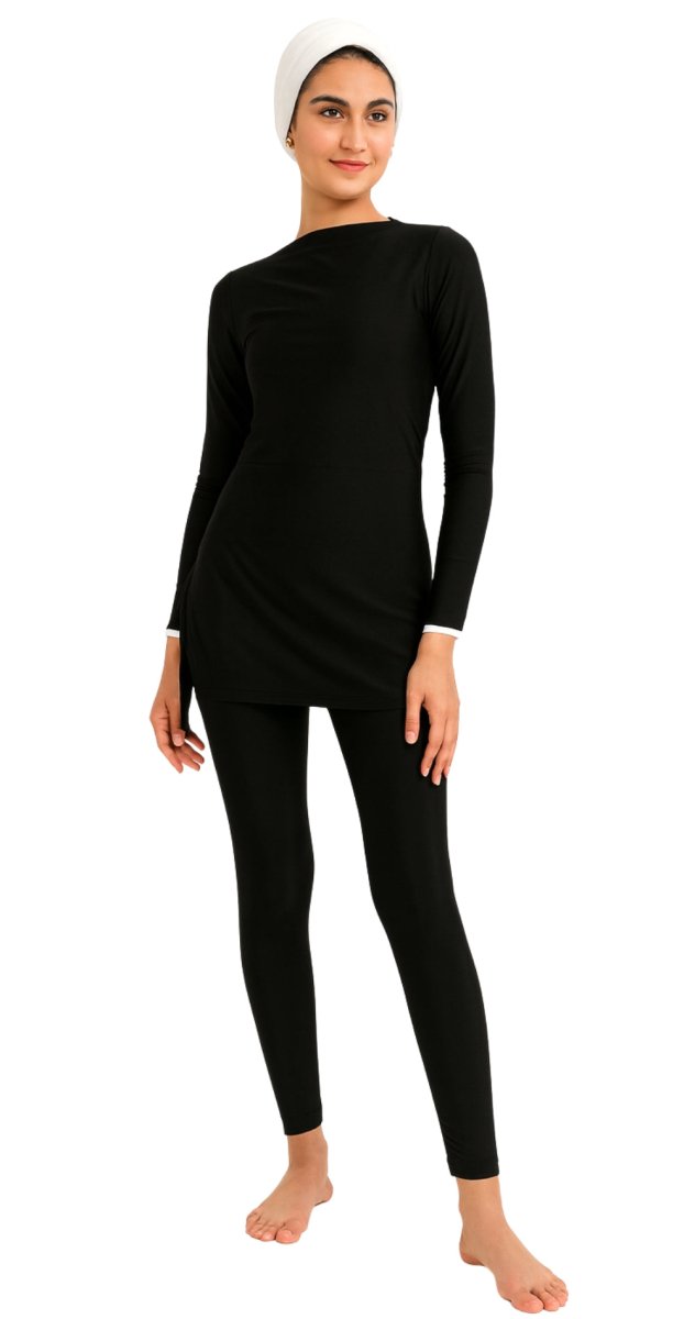 Sabrina Swim Top (Black) - Bare Essentials