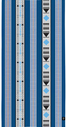 Sadu Bamboo Beach Towel (Blue) - Bare Essentials