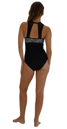 Saola Mesh High Neck Suit - Bare Essentials