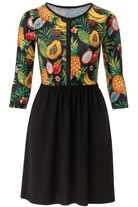 Summer Fruit A - Line Swim Dress - Bare Essentials